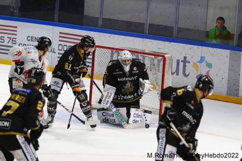 Photo hockey Ligue Magnus - Ligue Magnus : 21ème journée : Rouen vs Amiens  - LM : Rouen remporte un derby musclé
