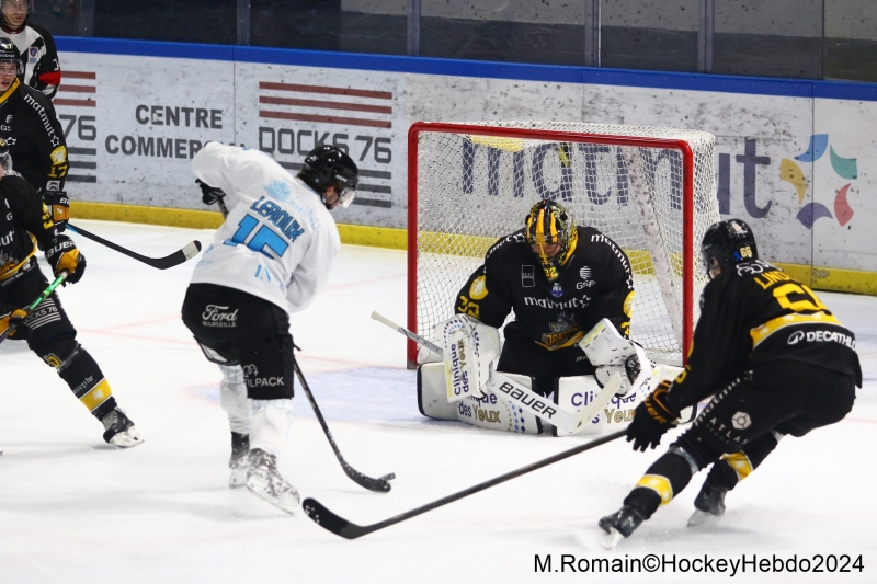 Photo hockey Ligue Magnus - Ligue Magnus : 21ème journée : Rouen vs Marseille - Rouen s’impose par la plus petite des marges