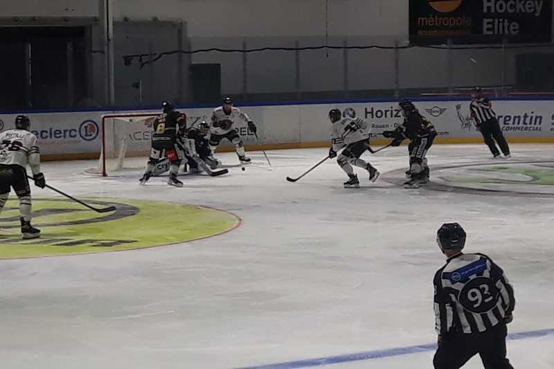Photo hockey Ligue Magnus - Ligue Magnus : 21ème journée : Rouen vs Mulhouse - LM : La fête des Dragons
