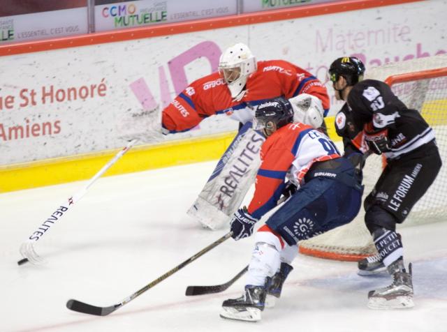 Photo hockey Ligue Magnus - Ligue Magnus : 22ème journée : Amiens  vs Angers  - Nouveau blanchissage pour Mitch O