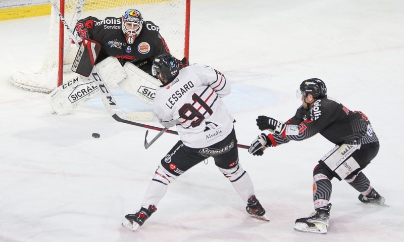 Photo hockey Ligue Magnus - Ligue Magnus : 22ème journée : Amiens  vs Mulhouse - Amiens trop Brouillon