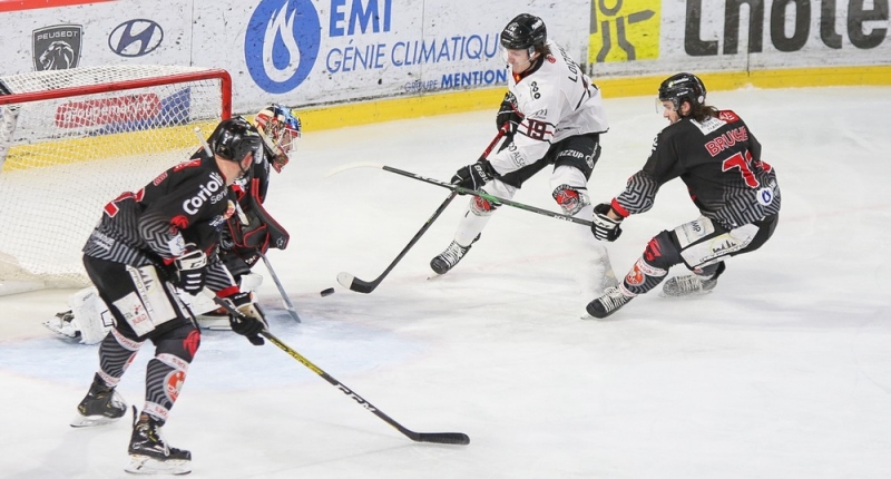 Photo hockey Ligue Magnus - Ligue Magnus : 22ème journée : Amiens  vs Mulhouse - Amiens trop Brouillon
