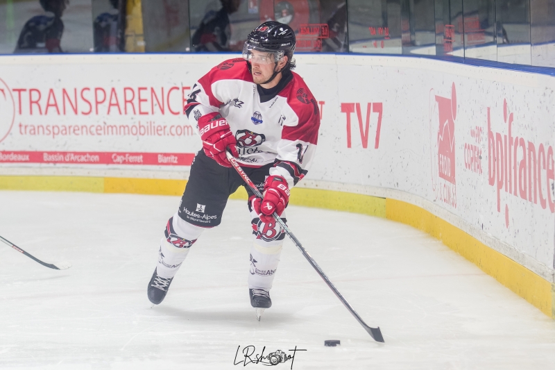 Photo hockey Ligue Magnus - Ligue Magnus : 22ème journée : Briançon  vs Anglet - Anglet remporte le match des mal classés