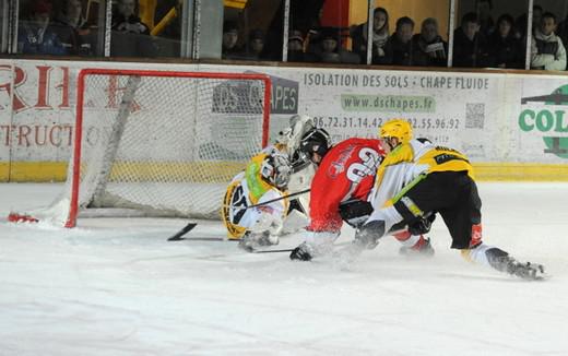 Photo hockey Ligue Magnus - Ligue Magnus : 22ème journée : Briançon  vs Strasbourg  - Hiadlovsky fait étinceller l