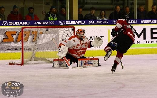 Photo hockey Ligue Magnus - Ligue Magnus : 22ème journée : Chamonix / Morzine vs Epinal  - Bogdanoff met les Pionniers sur orbite