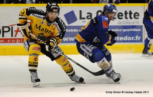 Photo hockey Ligue Magnus - Ligue Magnus : 22ème journée : Dijon  vs Rouen - Le Dragon met le feu...