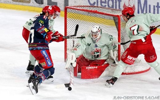 Photo hockey Ligue Magnus - Ligue Magnus : 22ème journée : Grenoble  vs Cergy-Pontoise - Grenoble solide 3e de Magnus