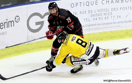 Photo hockey Ligue Magnus - Ligue Magnus : 22ème journée : Nice vs Rouen - La spirale négative continue pour les Aigles 