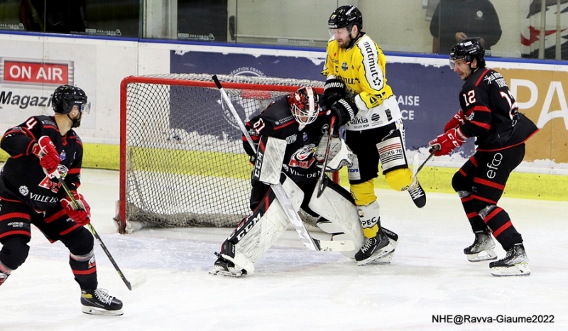 Photo hockey Ligue Magnus - Ligue Magnus : 22ème journée : Nice vs Rouen - La spirale négative continue pour les Aigles 