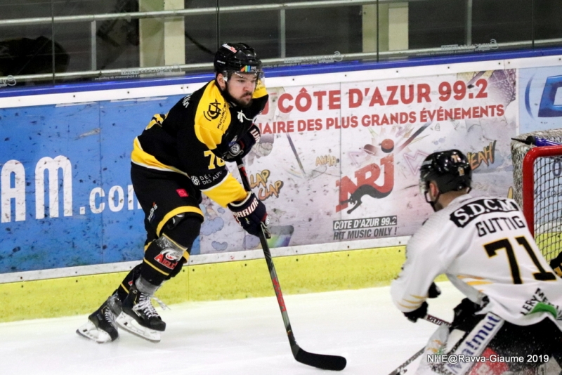 Photo hockey Ligue Magnus - Ligue Magnus : 22ème journée : Nice vs Rouen - Nice s