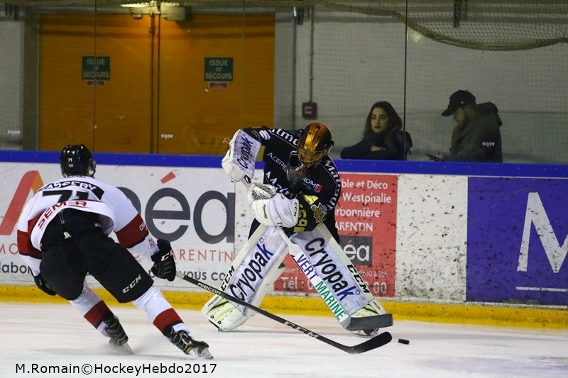 Photo hockey Ligue Magnus - Ligue Magnus : 22ème journée : Rouen vs Chamonix  - La bonne opération des Dragons
