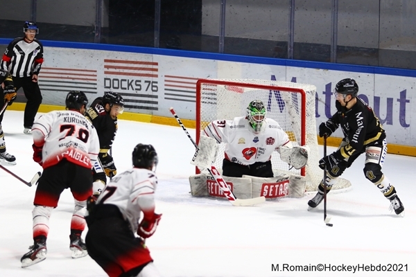 Photo hockey Ligue Magnus - Ligue Magnus : 22ème journée : Rouen vs Nice - LM : Rouen, une victoire pour se rassurer.