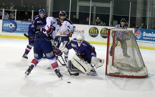 Photo hockey Ligue Magnus - Ligue Magnus : 23ème journée : Brest  vs Grenoble  - Les Albatros avaient les crocs 