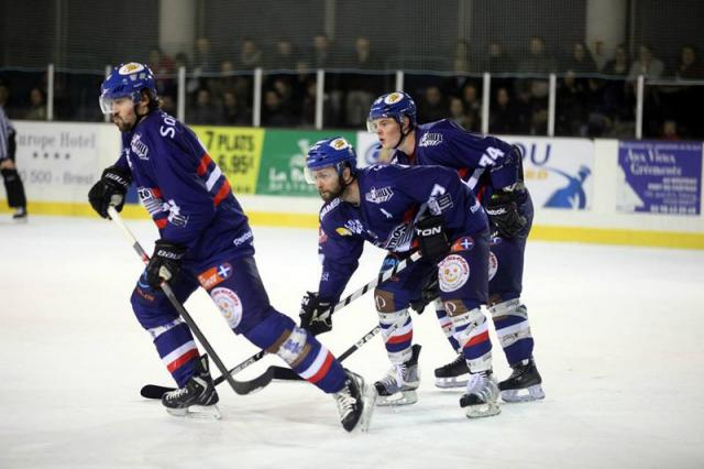 Photo hockey Ligue Magnus - Ligue Magnus : 23ème journée : Brest  vs Grenoble  - Les Albatros avaient les crocs 