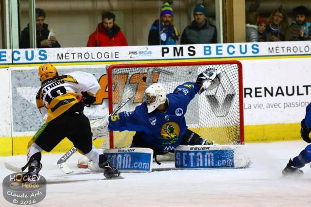 Photo hockey Ligue Magnus - Ligue Magnus : 23ème journée : Chamonix  vs Strasbourg  - Les Chamois sabotent l’Etoile Noire