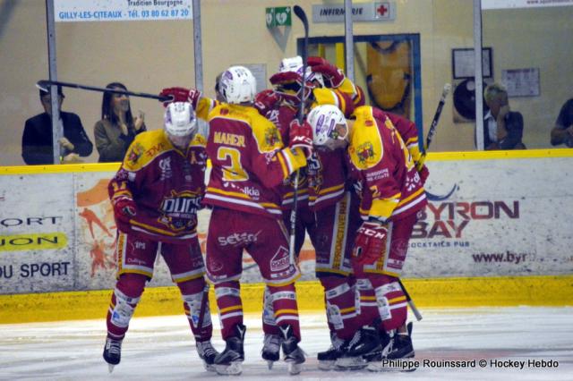 Photo hockey Ligue Magnus - Ligue Magnus : 23ème journée : Dijon  vs Lyon - Messire le Duc remonte en selle