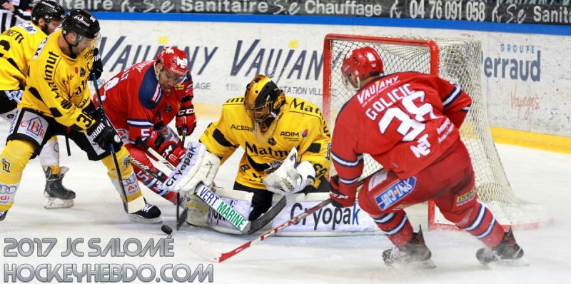 Photo hockey Ligue Magnus - Ligue Magnus : 23ème journée : Grenoble  vs Rouen - Ouf!!!