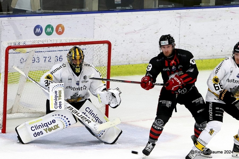 Photo hockey Ligue Magnus - Ligue Magnus : 23ème journée : Nice vs Rouen - Victoire de Nice face à  Rouen