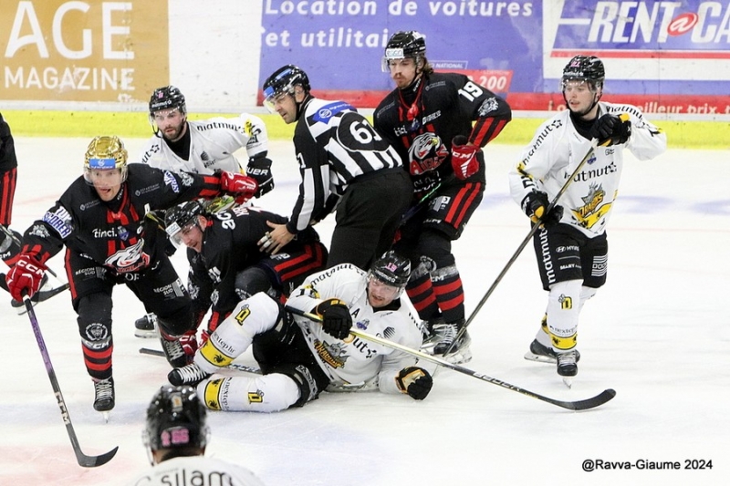 Photo hockey Ligue Magnus - Ligue Magnus : 23ème journée : Nice vs Rouen - Victoire de Nice face à  Rouen