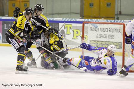Photo hockey Ligue Magnus - Ligue Magnus : 23ème journée : Rouen vs Gap  - Rouen garde le cap