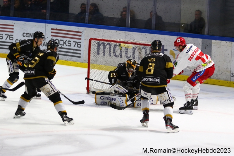 Photo hockey Ligue Magnus - Ligue Magnus : 23ème journée : Rouen vs Grenoble  - LM : Rouen prend sa revanche sur Grenoble