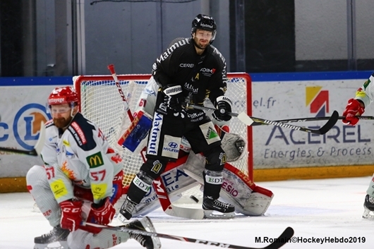 Photo hockey Ligue Magnus - Ligue Magnus : 23ème journée : Rouen vs Grenoble  - LM : victoire des Dragons avec les tripes et la fierté