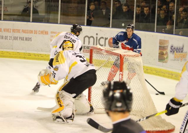 Photo hockey Ligue Magnus - Ligue Magnus : 24ème journée : Angers  vs Rouen - Trop juste