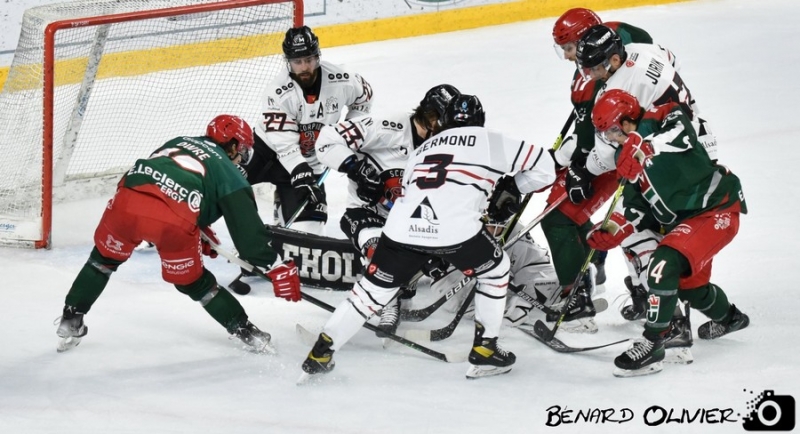 Photo hockey Ligue Magnus - Ligue Magnus : 24ème journée : Cergy-Pontoise vs Mulhouse - Les Jokers enfoncent les Scorpions