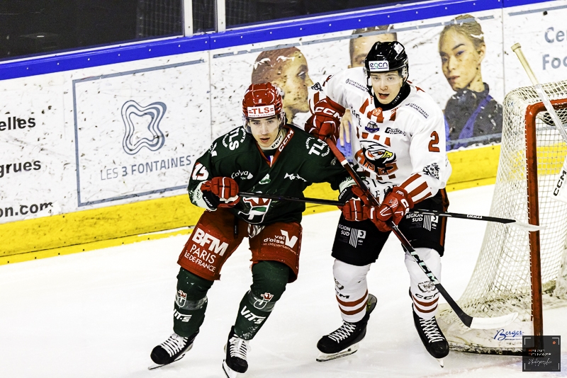 Photo hockey Ligue Magnus - Ligue Magnus : 24ème journée : Cergy-Pontoise vs Nice - Nice enchaine, Cergy s