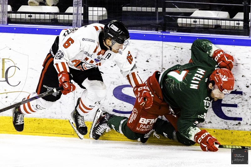 Photo hockey Ligue Magnus - Ligue Magnus : 24ème journée : Cergy-Pontoise vs Nice - Nice enchaine, Cergy s