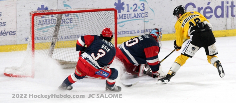 Photo hockey Ligue Magnus - Ligue Magnus : 24ème journée : Grenoble  vs Rouen - Grenoble solide leader ! 