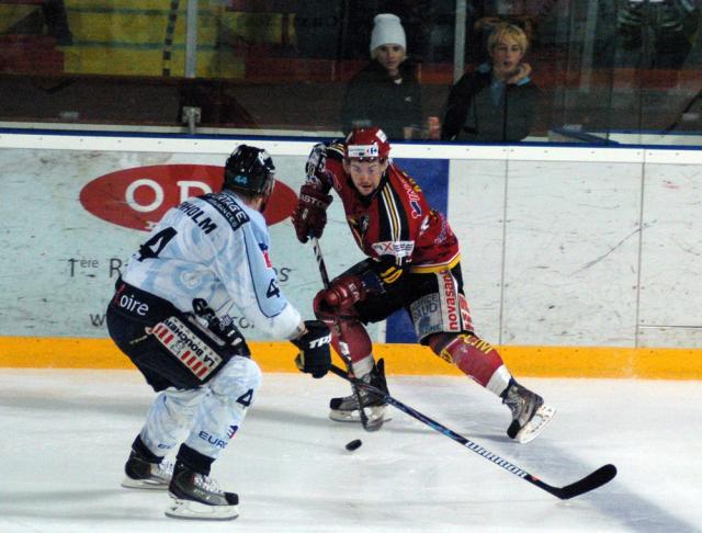 Photo hockey Ligue Magnus - Ligue Magnus : 24ème journée : Morzine-Avoriaz vs Angers  - Les Ducs survolent les Pingouins