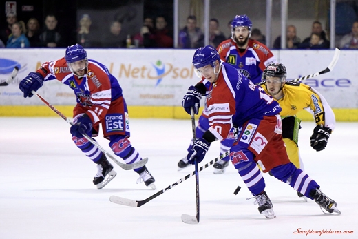 Photo hockey Ligue Magnus - Ligue Magnus : 24ème journée : Mulhouse vs Strasbourg  - Une victoire sur le fil