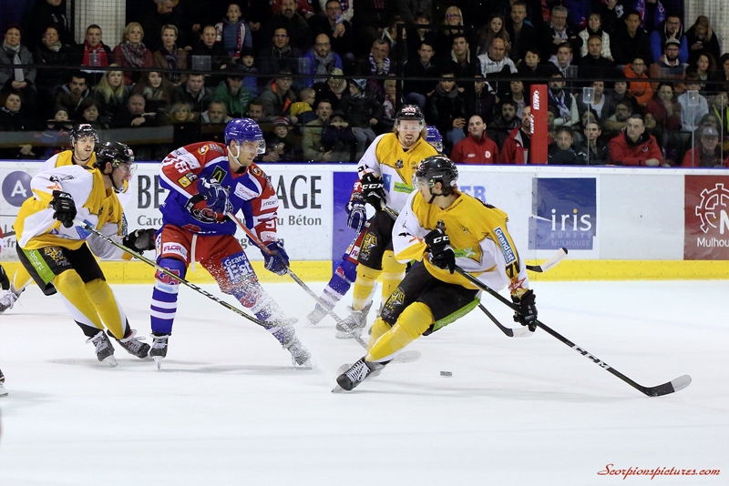 Photo hockey Ligue Magnus - Ligue Magnus : 24ème journée : Mulhouse vs Strasbourg  - Une victoire sur le fil