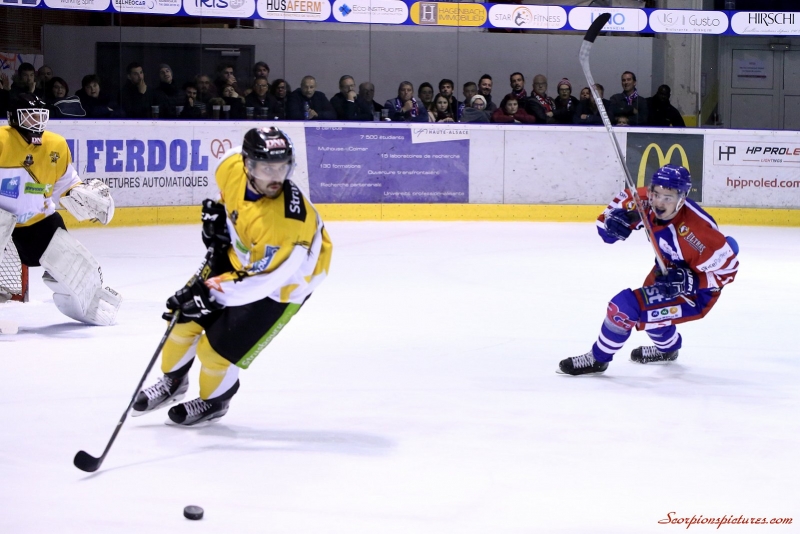 Photo hockey Ligue Magnus - Ligue Magnus : 24ème journée : Mulhouse vs Strasbourg  - Une victoire sur le fil
