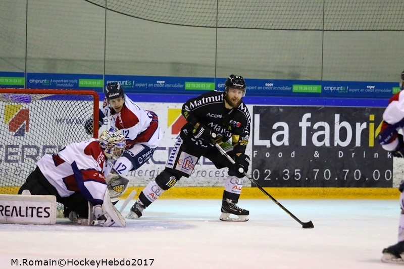 Photo hockey Ligue Magnus - Ligue Magnus : 24ème journée : Rouen vs Angers  - A déjouer le Dragon provoque sa défaite