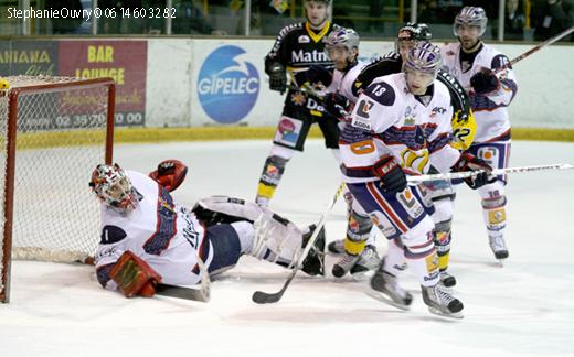 Photo hockey Ligue Magnus - Ligue Magnus : 24ème journée : Rouen vs Grenoble  - Les Dragons l’emportent sur la fin