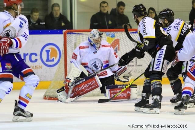 Photo hockey Ligue Magnus - Ligue Magnus : 24ème journée : Rouen vs Lyon - Des Dragons sereins 