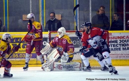 Photo hockey Ligue Magnus - Ligue Magnus : 25ème journée : Dijon  vs Angers  - Chouette victoire