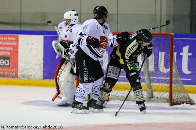 Photo hockey Ligue Magnus - Ligue Magnus : 25ème journée : Rouen vs Amiens  - LM : Difficile pour les Dragons.