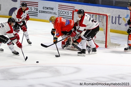 Photo hockey Ligue Magnus - Ligue Magnus : 25ème journée : Rouen vs Briançon  - LM : Premier mais toujours inconstants.