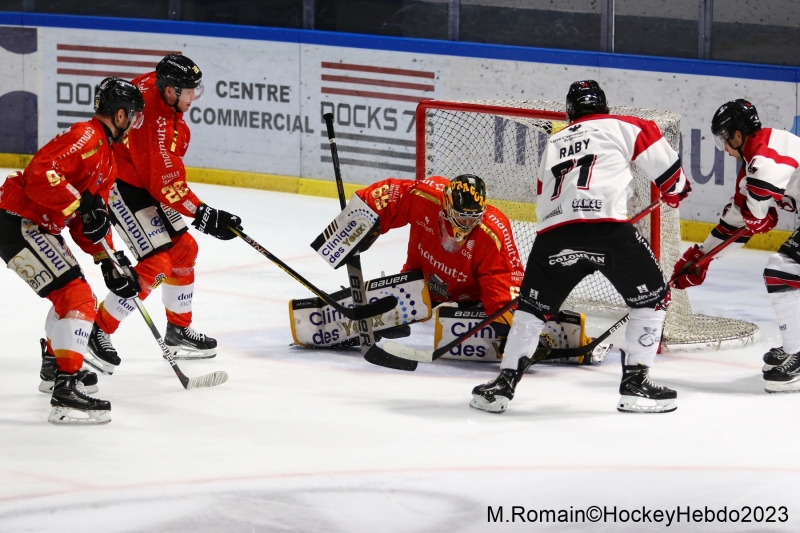 Photo hockey Ligue Magnus - Ligue Magnus : 25ème journée : Rouen vs Briançon  - LM : Premier mais toujours inconstants.