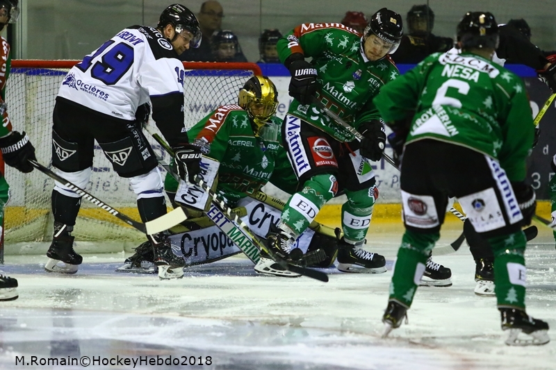 Photo hockey Ligue Magnus - Ligue Magnus : 25ème journée : Rouen vs Gap  - Les Dragons vont passer les fêtes au chaud