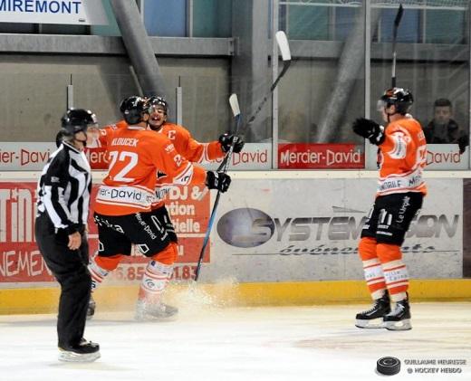 Photo hockey Ligue Magnus - Ligue Magnus : 26ème journée : Epinal  vs Lyon - Epinal « dauphin » de saison régulière