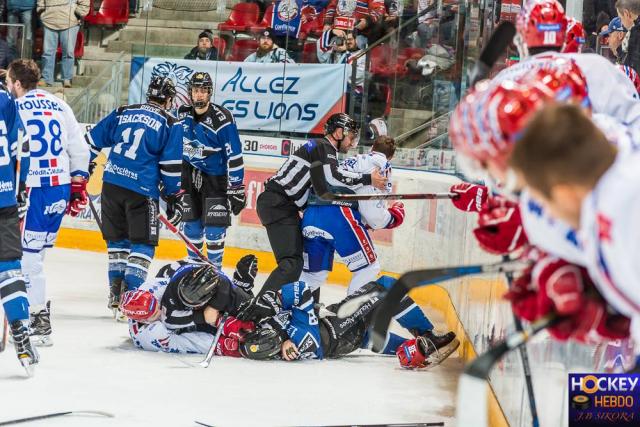 Photo hockey Ligue Magnus - Ligue Magnus : 26ème journée : Gap  vs Lyon - Gap asphyxie le leader