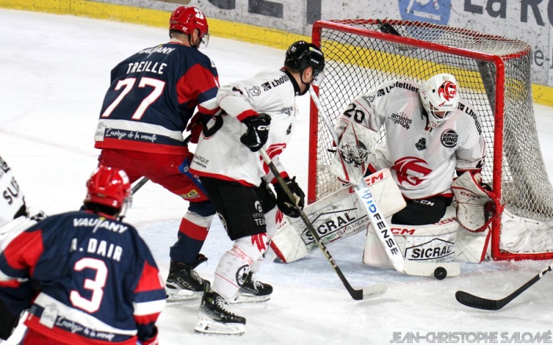 Photo hockey Ligue Magnus - Ligue Magnus : 26ème journée : Grenoble  vs Amiens  - Amiens surclasse Grenoble !
