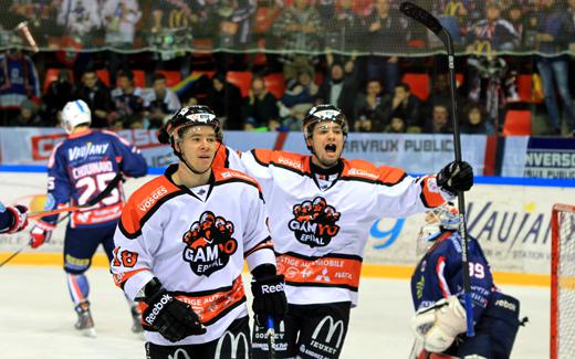 Photo hockey Ligue Magnus - Ligue Magnus : 26ème journée : Grenoble  vs Epinal  - Epinal récupère la 8ème place à Pôle Sud