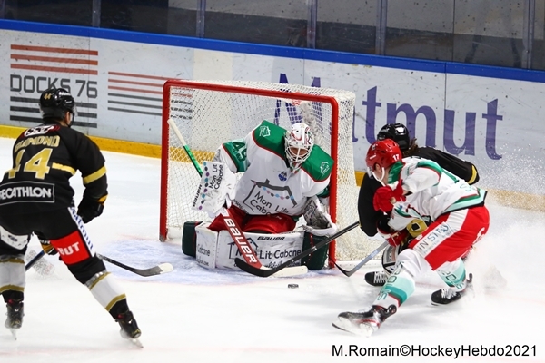 Photo hockey Ligue Magnus - Ligue Magnus : 26ème journée : Rouen vs Anglet - LM : Des Dragons à l’orgueil