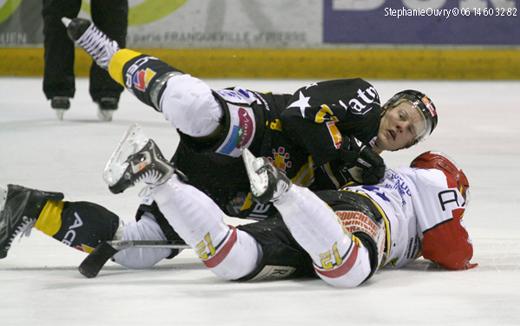 Photo hockey Ligue Magnus - Ligue Magnus : 26ème journée : Rouen vs Morzine-Avoriaz - Les Dragons en promenade...