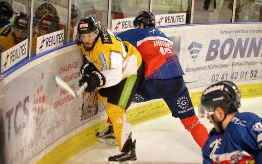 Photo hockey Ligue Magnus - Ligue Magnus : 26ème journée : Angers  vs Strasbourg  - Les Ducs blanchissent l\